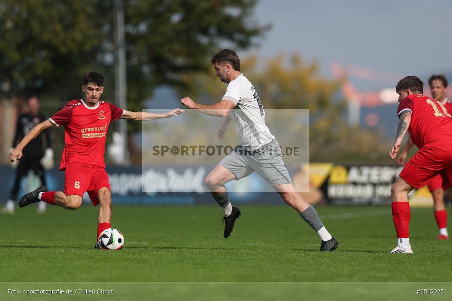 sport, action, TSV Pflaumheim, TSV, Sportgelände, SpVgg Hösbach-Bahnhof, SPG, Pflaumheim, Fussball, Bezirksliga Unterfranken West, BFV, 28.09.2025, 11. Spieltag - Bild-ID: 2513025