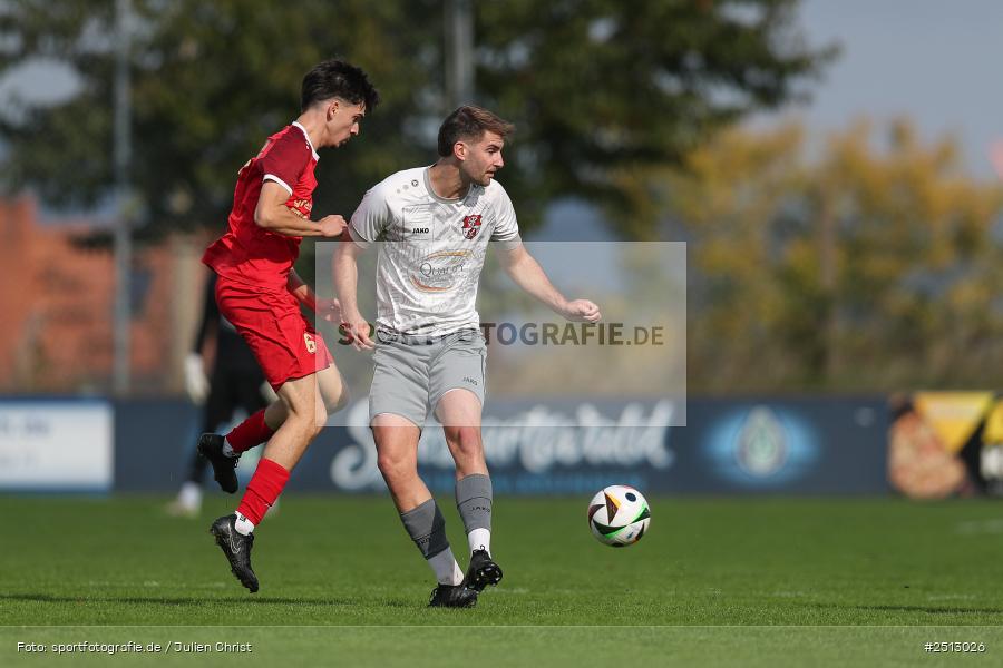 sport, action, TSV Pflaumheim, TSV, Sportgelände, SpVgg Hösbach-Bahnhof, SPG, Pflaumheim, Fussball, Bezirksliga Unterfranken West, BFV, 28.09.2025, 11. Spieltag - Bild-ID: 2513026