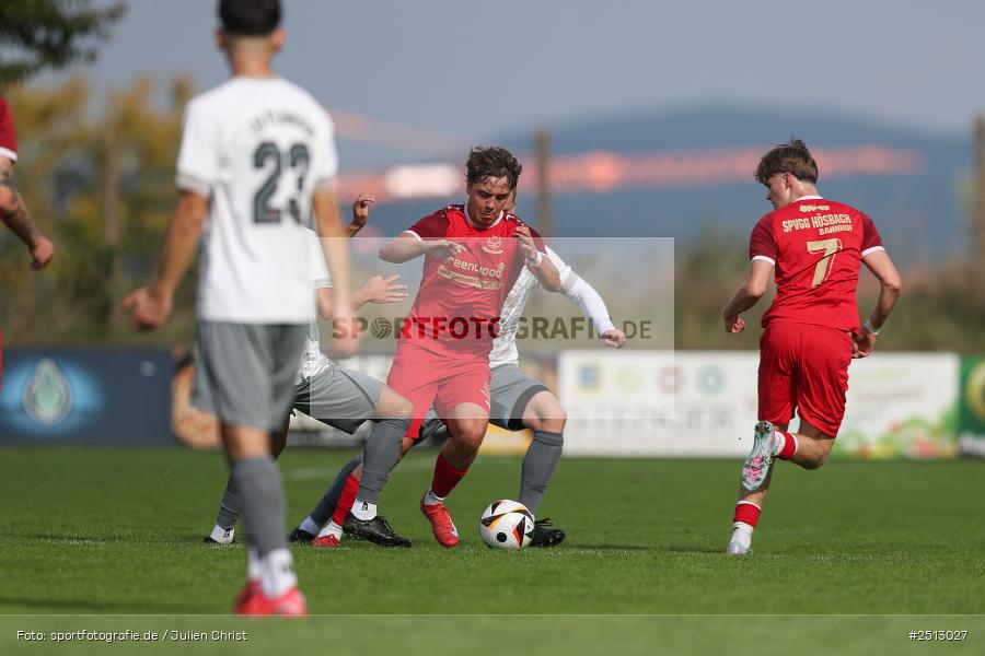 sport, action, TSV Pflaumheim, TSV, Sportgelände, SpVgg Hösbach-Bahnhof, SPG, Pflaumheim, Fussball, Bezirksliga Unterfranken West, BFV, 28.09.2025, 11. Spieltag - Bild-ID: 2513027