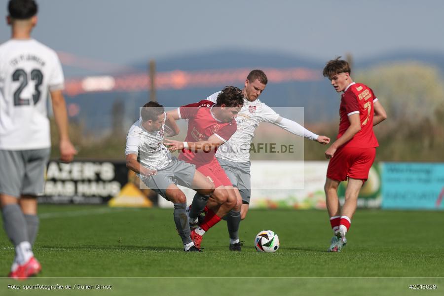 sport, action, TSV Pflaumheim, TSV, Sportgelände, SpVgg Hösbach-Bahnhof, SPG, Pflaumheim, Fussball, Bezirksliga Unterfranken West, BFV, 28.09.2025, 11. Spieltag - Bild-ID: 2513028