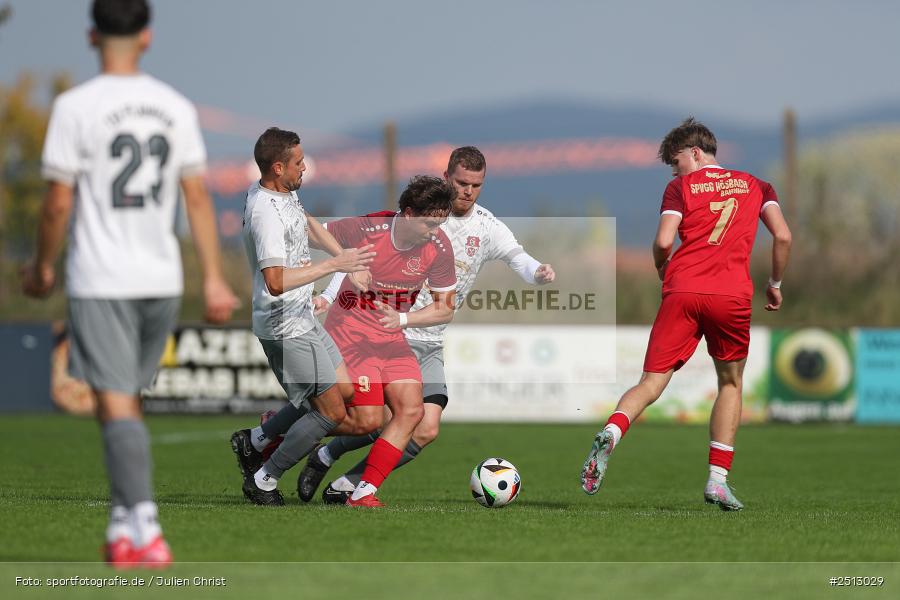 sport, action, TSV Pflaumheim, TSV, Sportgelände, SpVgg Hösbach-Bahnhof, SPG, Pflaumheim, Fussball, Bezirksliga Unterfranken West, BFV, 28.09.2025, 11. Spieltag - Bild-ID: 2513029