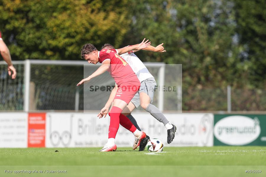 sport, action, TSV Pflaumheim, TSV, Sportgelände, SpVgg Hösbach-Bahnhof, SPG, Pflaumheim, Fussball, Bezirksliga Unterfranken West, BFV, 28.09.2025, 11. Spieltag - Bild-ID: 2513039