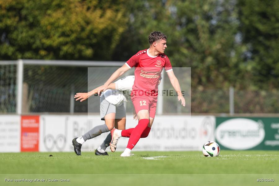 sport, action, TSV Pflaumheim, TSV, Sportgelände, SpVgg Hösbach-Bahnhof, SPG, Pflaumheim, Fussball, Bezirksliga Unterfranken West, BFV, 28.09.2025, 11. Spieltag - Bild-ID: 2513040
