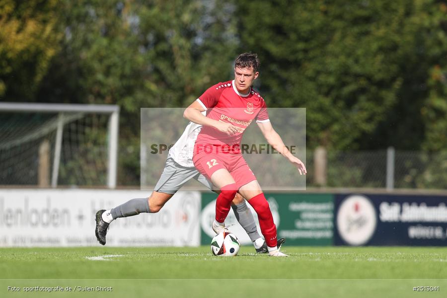sport, action, TSV Pflaumheim, TSV, Sportgelände, SpVgg Hösbach-Bahnhof, SPG, Pflaumheim, Fussball, Bezirksliga Unterfranken West, BFV, 28.09.2025, 11. Spieltag - Bild-ID: 2513041