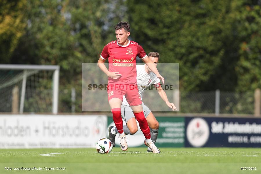 sport, action, TSV Pflaumheim, TSV, Sportgelände, SpVgg Hösbach-Bahnhof, SPG, Pflaumheim, Fussball, Bezirksliga Unterfranken West, BFV, 28.09.2025, 11. Spieltag - Bild-ID: 2513042