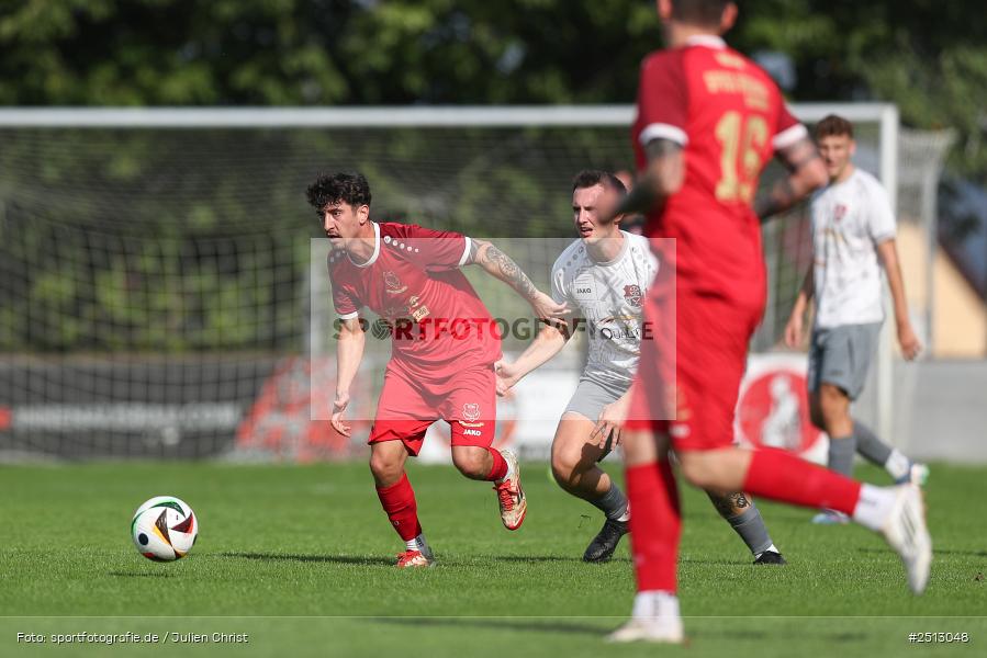 sport, action, TSV Pflaumheim, TSV, Sportgelände, SpVgg Hösbach-Bahnhof, SPG, Pflaumheim, Fussball, Bezirksliga Unterfranken West, BFV, 28.09.2025, 11. Spieltag - Bild-ID: 2513048