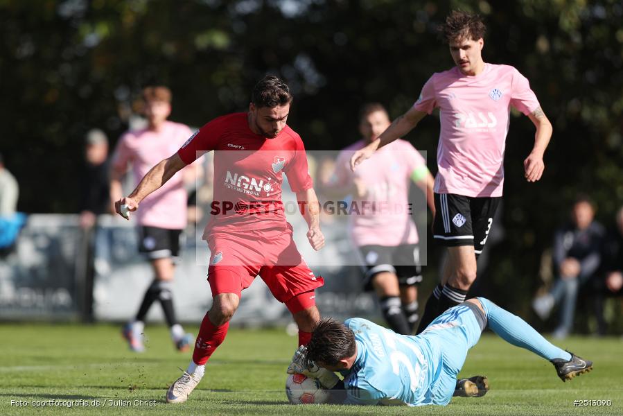 NGN Arena, Aubstadt, 03.10.2025, sport, action, Fussball, BFV, 12. Spieltag, Regionalliga Bayern, SVA, TSV, SV Viktoria Aschaffenburg, TSV Aubstadt - Bild-ID: 2513090