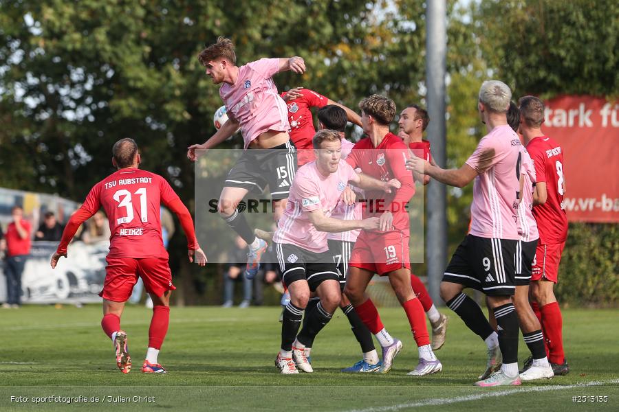 sport, action, TSV Aubstadt, TSV, SVA, SV Viktoria Aschaffenburg, Regionalliga Bayern, NGN Arena, Fussball, BFV, Aubstadt, 12. Spieltag, 03.10.2025 - Bild-ID: 2513135