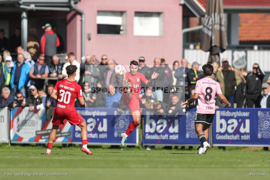 sport, action, TSV Aubstadt, TSV, SVA, SV Viktoria Aschaffenburg, Regionalliga Bayern, NGN Arena, Fussball, BFV, Aubstadt, 12. Spieltag, 03.10.2025 - Bild-ID: 2513148