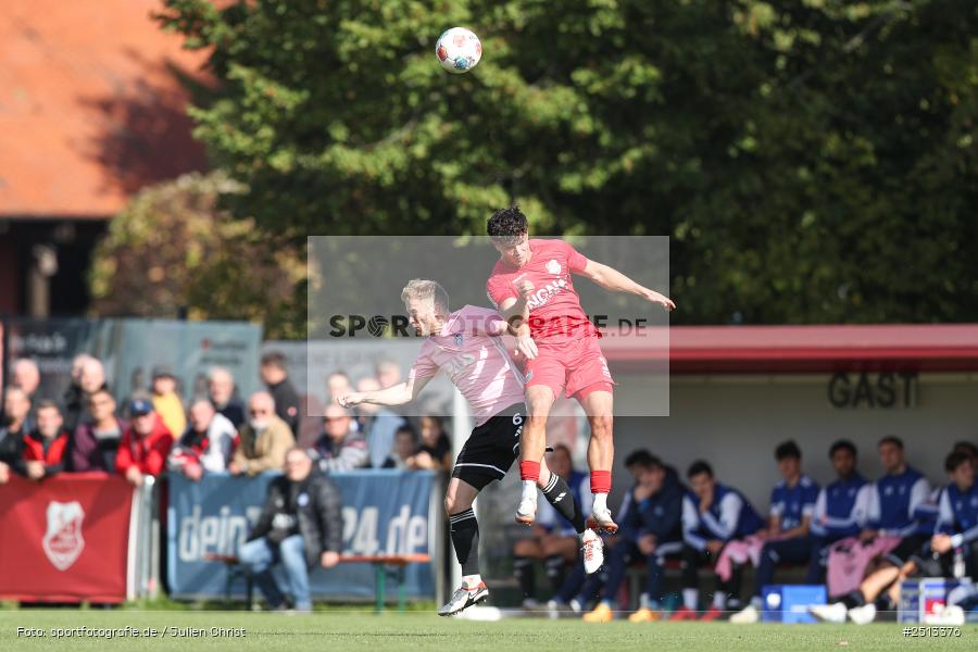 sport, action, TSV Aubstadt, TSV, SVA, SV Viktoria Aschaffenburg, Regionalliga Bayern, NGN Arena, Fussball, BFV, Aubstadt, 12. Spieltag, 03.10.2025 - Bild-ID: 2513376
