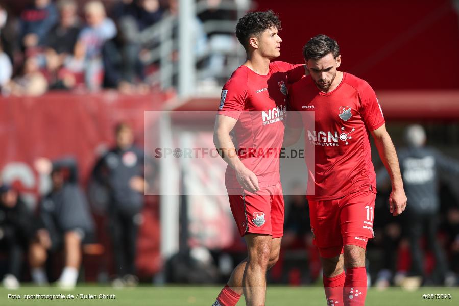 sport, action, TSV Aubstadt, TSV, SVA, SV Viktoria Aschaffenburg, Regionalliga Bayern, NGN Arena, Fussball, BFV, Aubstadt, 12. Spieltag, 03.10.2025 - Bild-ID: 2513390