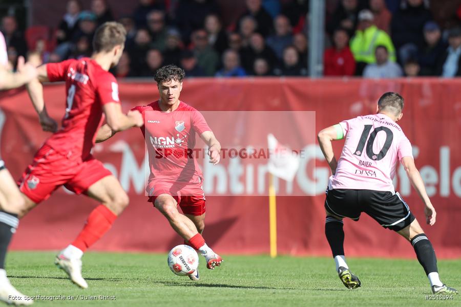 sport, action, TSV Aubstadt, TSV, SVA, SV Viktoria Aschaffenburg, Regionalliga Bayern, NGN Arena, Fussball, BFV, Aubstadt, 12. Spieltag, 03.10.2025 - Bild-ID: 2513394