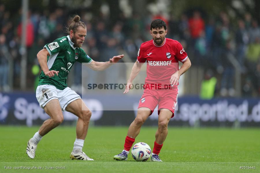 Sachs-Stadion, Schweinfurt, 04.10.2025, sport, action, Fussball, DFB, 10. Spieltag, 3. Liga, SCV, FCS, SC Verl, 1. FC Schweinfurt 1905 - Bild-ID: 2513442