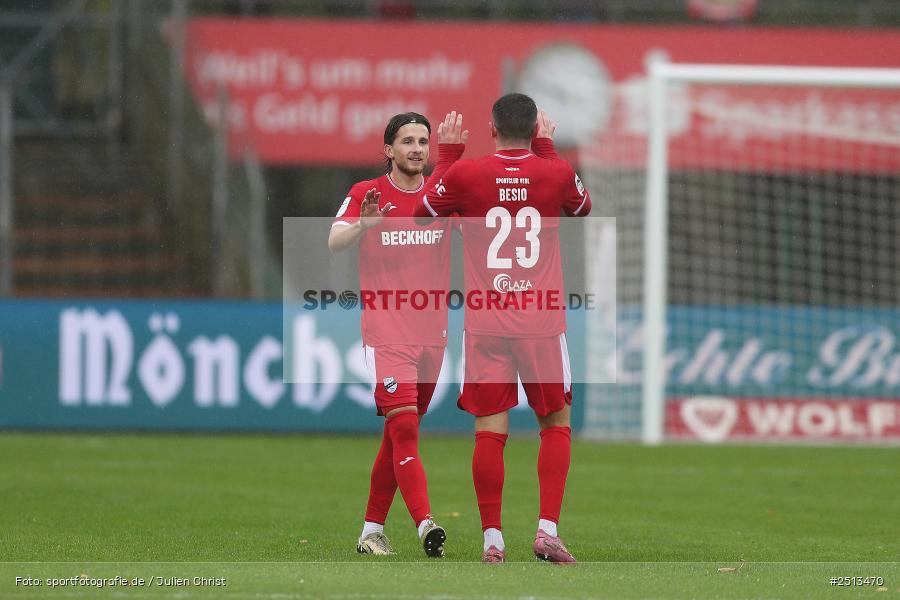 Sachs-Stadion, Schweinfurt, 04.10.2025, sport, action, Fussball, DFB, 10. Spieltag, 3. Liga, SCV, FCS, SC Verl, 1. FC Schweinfurt 1905 - Bild-ID: 2513470