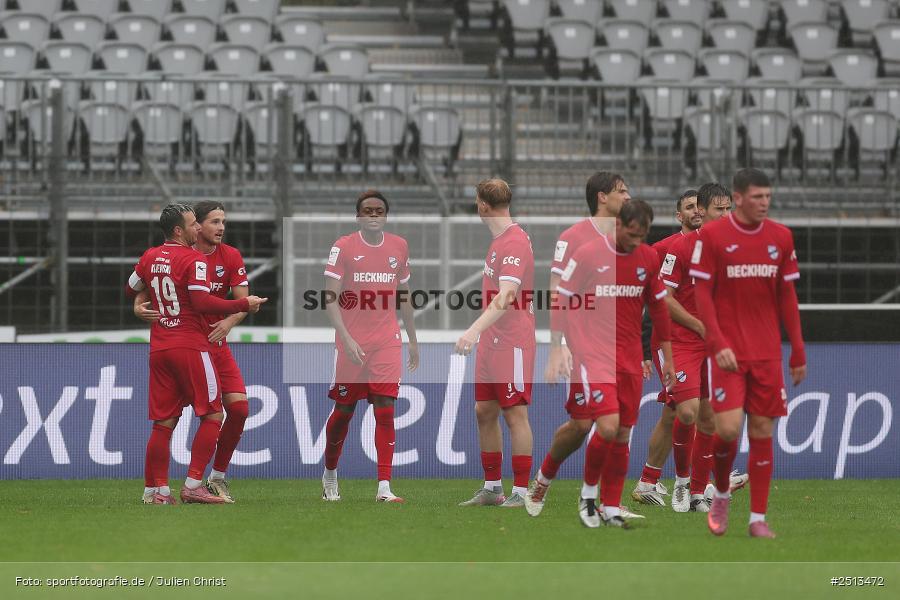 Sachs-Stadion, Schweinfurt, 04.10.2025, sport, action, Fussball, DFB, 10. Spieltag, 3. Liga, SCV, FCS, SC Verl, 1. FC Schweinfurt 1905 - Bild-ID: 2513472
