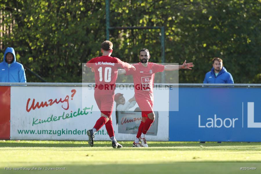 Kohlenberg Arena, Fuchsstadt, 04.10.2025, sport, action, Fussball, BFV, Landesliga Nordwest, 14. Spieltag, ASV, FCF, ASV Rimpar, 1. FC Fuchsstadt - Bild-ID: 2513489