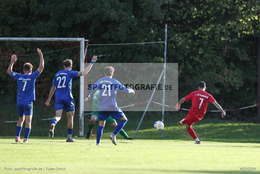 sport, action, Landesliga Nordwest, Kohlenberg Arena, Fussball, Fuchsstadt, FCF, BFV, ASV Rimpar, ASV, 14. Spieltag, 1. FC Fuchsstadt, 04.10.2025 - Bild-ID: 2513599