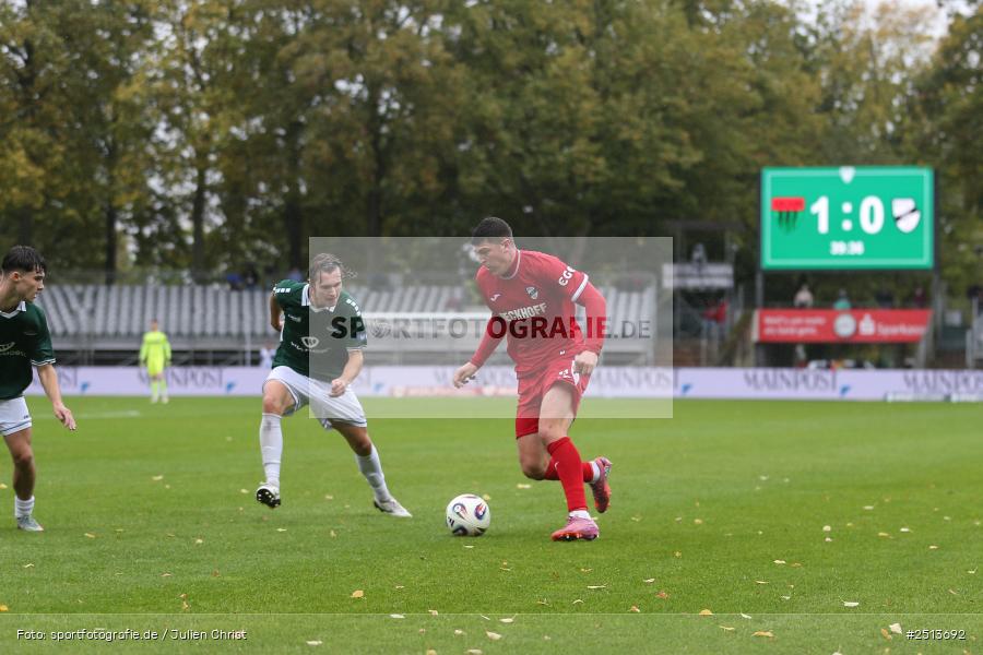 sport, action, Schweinfurt, Sachs-Stadion, SCV, SC Verl, Fussball, FCS, DFB, 3. Liga, 10. Spieltag, 1. FC Schweinfurt 1905, 04.10.2025 - Bild-ID: 2513692