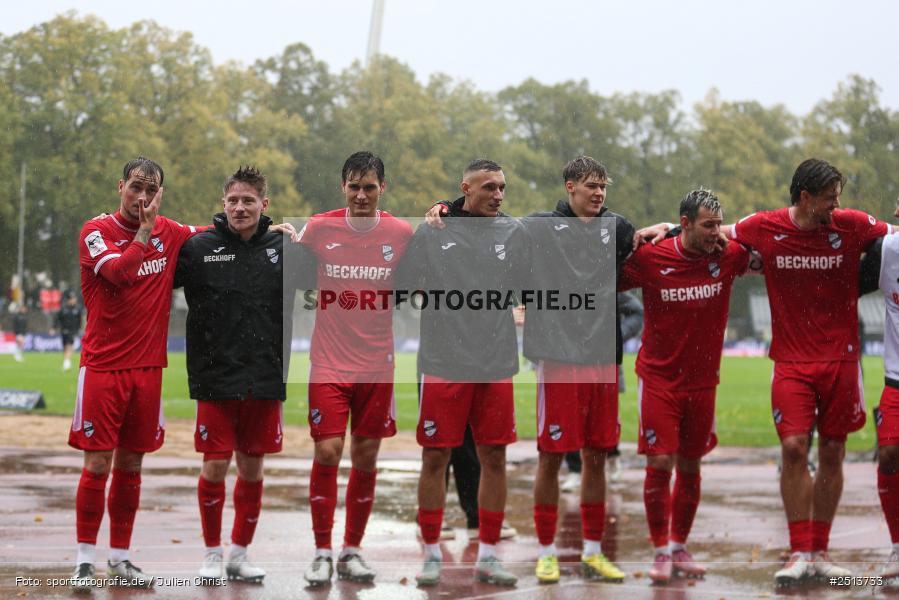 sport, action, Schweinfurt, Sachs-Stadion, SCV, SC Verl, Fussball, FCS, DFB, 3. Liga, 10. Spieltag, 1. FC Schweinfurt 1905, 04.10.2025 - Bild-ID: 2513733