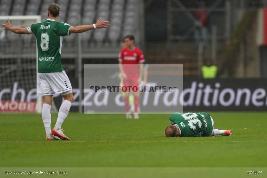 sport, action, Schweinfurt, Sachs-Stadion, SCV, SC Verl, Fussball, FCS, DFB, 3. Liga, 10. Spieltag, 1. FC Schweinfurt 1905, 04.10.2025 - Bild-ID: 2513814