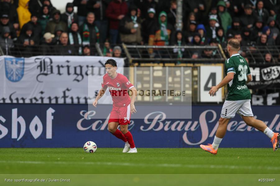 sport, action, Schweinfurt, Sachs-Stadion, SCV, SC Verl, Fussball, FCS, DFB, 3. Liga, 10. Spieltag, 1. FC Schweinfurt 1905, 04.10.2025 - Bild-ID: 2513987