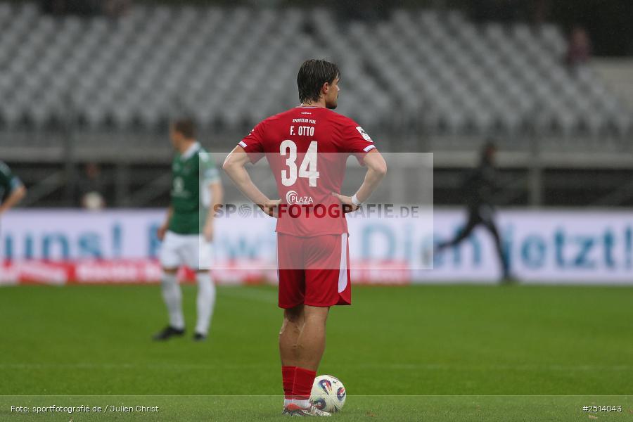sport, action, Schweinfurt, Sachs-Stadion, SCV, SC Verl, Fussball, FCS, DFB, 3. Liga, 10. Spieltag, 1. FC Schweinfurt 1905, 04.10.2025 - Bild-ID: 2514043