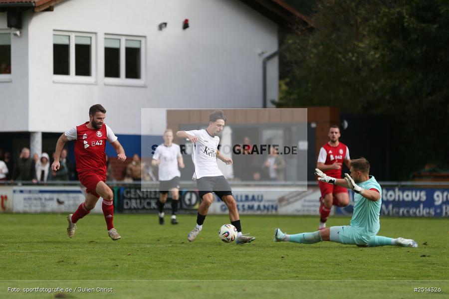 Sportgelände, Lohr am Main, 05.10.2025, sport, action, Fussball, BFV, 12. Spieltag, Bezirksliga Unterfranken West, SSV Kitzingen, TSV Lohr - Bild-ID: 2514326
