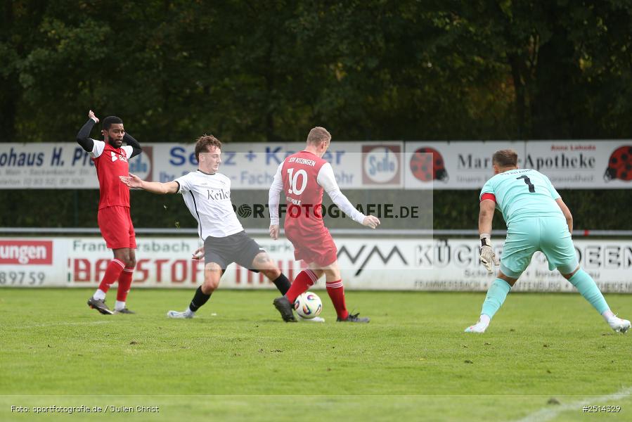 Sportgelände, Lohr am Main, 05.10.2025, sport, action, Fussball, BFV, 12. Spieltag, Bezirksliga Unterfranken West, SSV Kitzingen, TSV Lohr - Bild-ID: 2514329