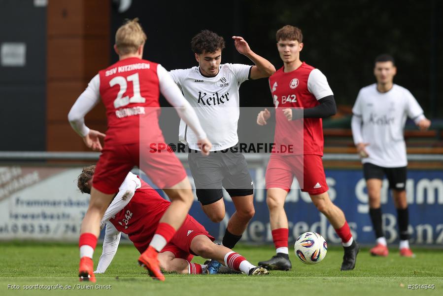 Sportgelände, Lohr am Main, 05.10.2025, sport, action, Fussball, BFV, 12. Spieltag, Bezirksliga Unterfranken West, SSV Kitzingen, TSV Lohr - Bild-ID: 2514345