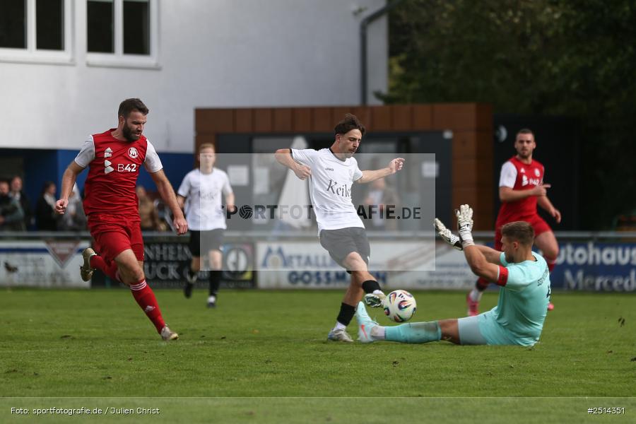 sport, action, TSV Lohr, Sportgelände, SSV Kitzingen, Lohr am Main, Fussball, Bezirksliga Unterfranken West, BFV, 12. Spieltag, 05.10.2025 - Bild-ID: 2514351