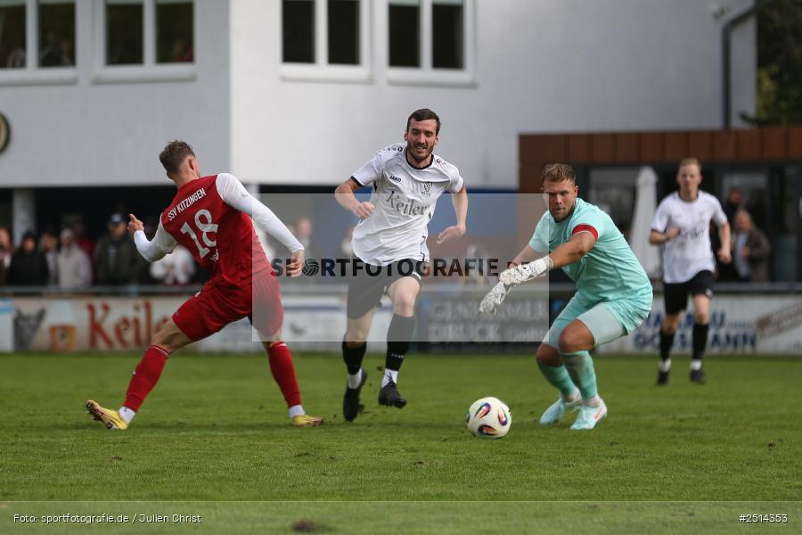 sport, action, TSV Lohr, Sportgelände, SSV Kitzingen, Lohr am Main, Fussball, Bezirksliga Unterfranken West, BFV, 12. Spieltag, 05.10.2025 - Bild-ID: 2514353