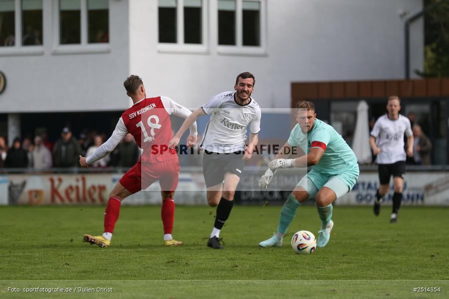 sport, action, TSV Lohr, Sportgelände, SSV Kitzingen, Lohr am Main, Fussball, Bezirksliga Unterfranken West, BFV, 12. Spieltag, 05.10.2025 - Bild-ID: 2514354