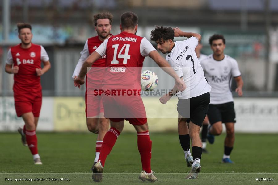 sport, action, TSV Lohr, Sportgelände, SSV Kitzingen, Lohr am Main, Fussball, Bezirksliga Unterfranken West, BFV, 12. Spieltag, 05.10.2025 - Bild-ID: 2514386