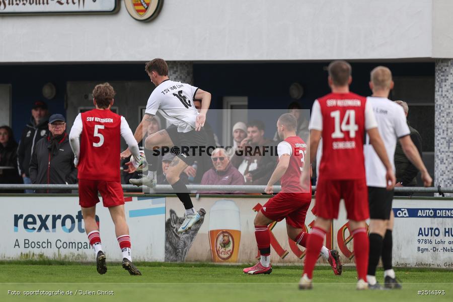 sport, action, TSV Lohr, Sportgelände, SSV Kitzingen, Lohr am Main, Fussball, Bezirksliga Unterfranken West, BFV, 12. Spieltag, 05.10.2025 - Bild-ID: 2514393