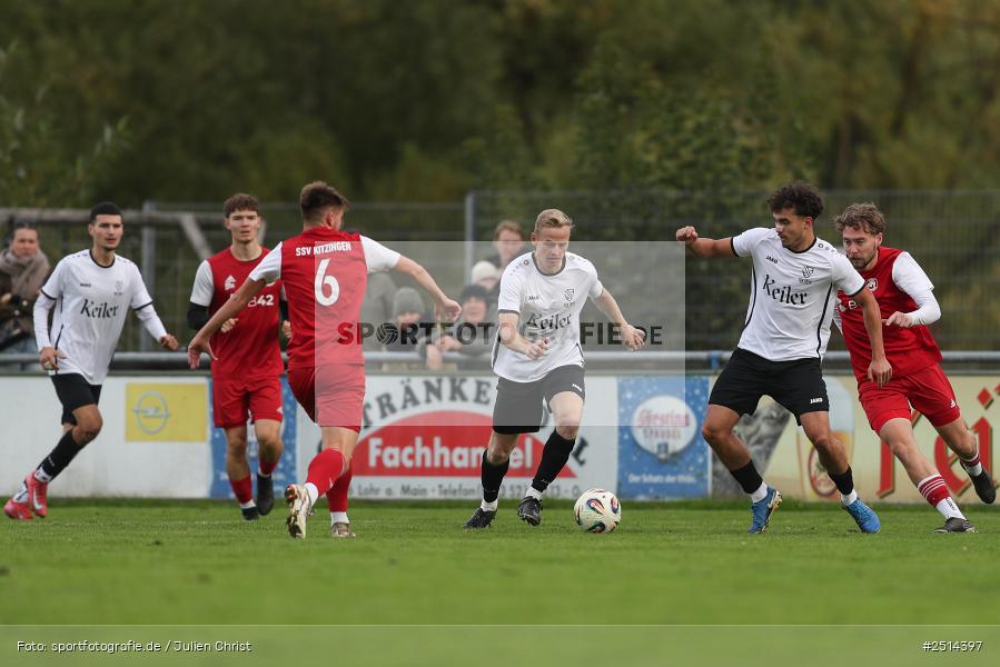 sport, action, TSV Lohr, Sportgelände, SSV Kitzingen, Lohr am Main, Fussball, Bezirksliga Unterfranken West, BFV, 12. Spieltag, 05.10.2025 - Bild-ID: 2514397