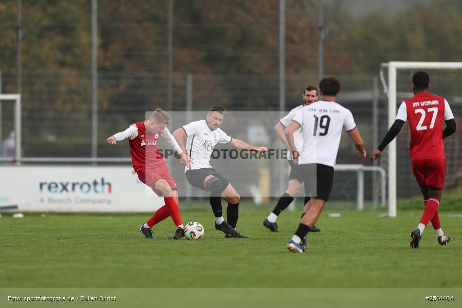 sport, action, TSV Lohr, Sportgelände, SSV Kitzingen, Lohr am Main, Fussball, Bezirksliga Unterfranken West, BFV, 12. Spieltag, 05.10.2025 - Bild-ID: 2514404