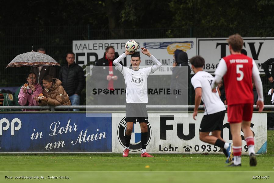 sport, action, TSV Lohr, Sportgelände, SSV Kitzingen, Lohr am Main, Fussball, Bezirksliga Unterfranken West, BFV, 12. Spieltag, 05.10.2025 - Bild-ID: 2514407