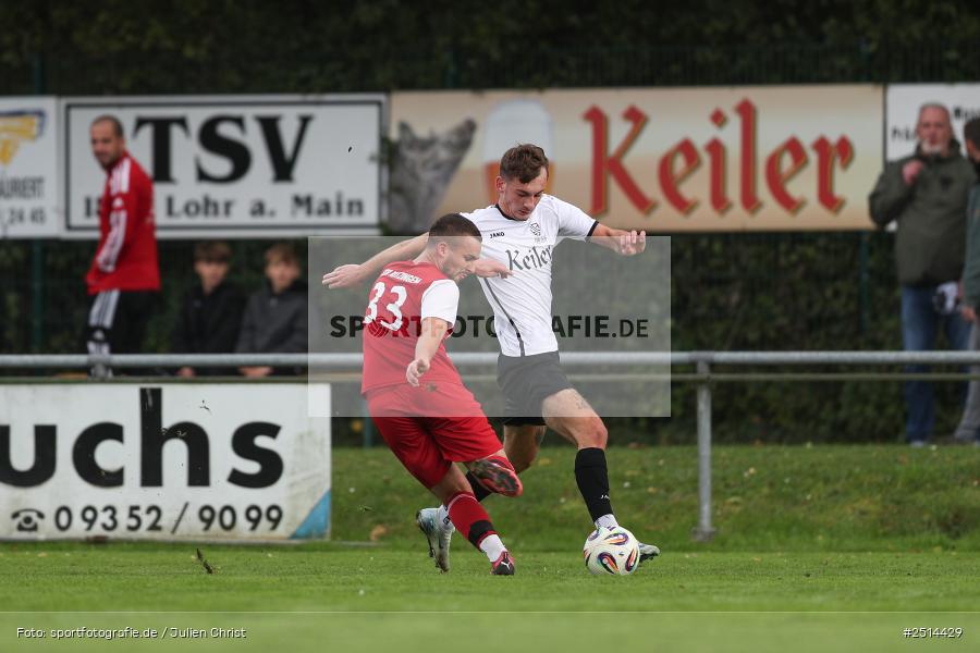 sport, action, TSV Lohr, Sportgelände, SSV Kitzingen, Lohr am Main, Fussball, Bezirksliga Unterfranken West, BFV, 12. Spieltag, 05.10.2025 - Bild-ID: 2514429
