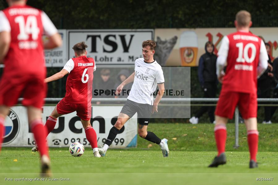 sport, action, TSV Lohr, Sportgelände, SSV Kitzingen, Lohr am Main, Fussball, Bezirksliga Unterfranken West, BFV, 12. Spieltag, 05.10.2025 - Bild-ID: 2514447
