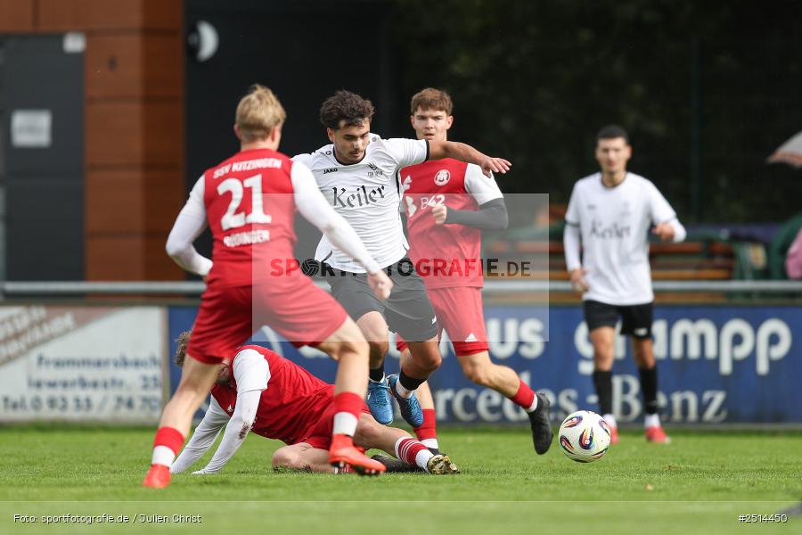 sport, action, TSV Lohr, Sportgelände, SSV Kitzingen, Lohr am Main, Fussball, Bezirksliga Unterfranken West, BFV, 12. Spieltag, 05.10.2025 - Bild-ID: 2514450