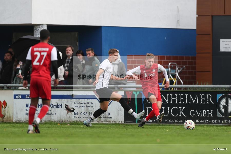 sport, action, TSV Lohr, Sportgelände, SSV Kitzingen, Lohr am Main, Fussball, Bezirksliga Unterfranken West, BFV, 12. Spieltag, 05.10.2025 - Bild-ID: 2514451