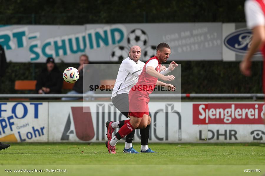 sport, action, TSV Lohr, Sportgelände, SSV Kitzingen, Lohr am Main, Fussball, Bezirksliga Unterfranken West, BFV, 12. Spieltag, 05.10.2025 - Bild-ID: 2514488