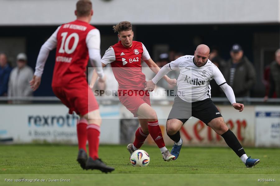 sport, action, TSV Lohr, Sportgelände, SSV Kitzingen, Lohr am Main, Fussball, Bezirksliga Unterfranken West, BFV, 12. Spieltag, 05.10.2025 - Bild-ID: 2514494