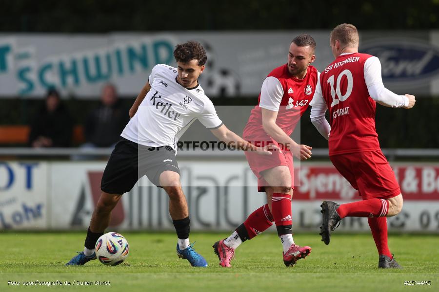 sport, action, TSV Lohr, Sportgelände, SSV Kitzingen, Lohr am Main, Fussball, Bezirksliga Unterfranken West, BFV, 12. Spieltag, 05.10.2025 - Bild-ID: 2514495