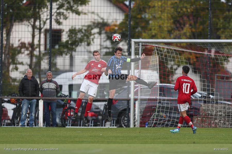 sport, action, TG Höchberg, Sportgelände, SV Birkenfeld, Fussball, Birkenfeld, Bezirksliga Unterfranken West, BFV, 12. Spieltag, 05.10.2025 - Bild-ID: 2514593