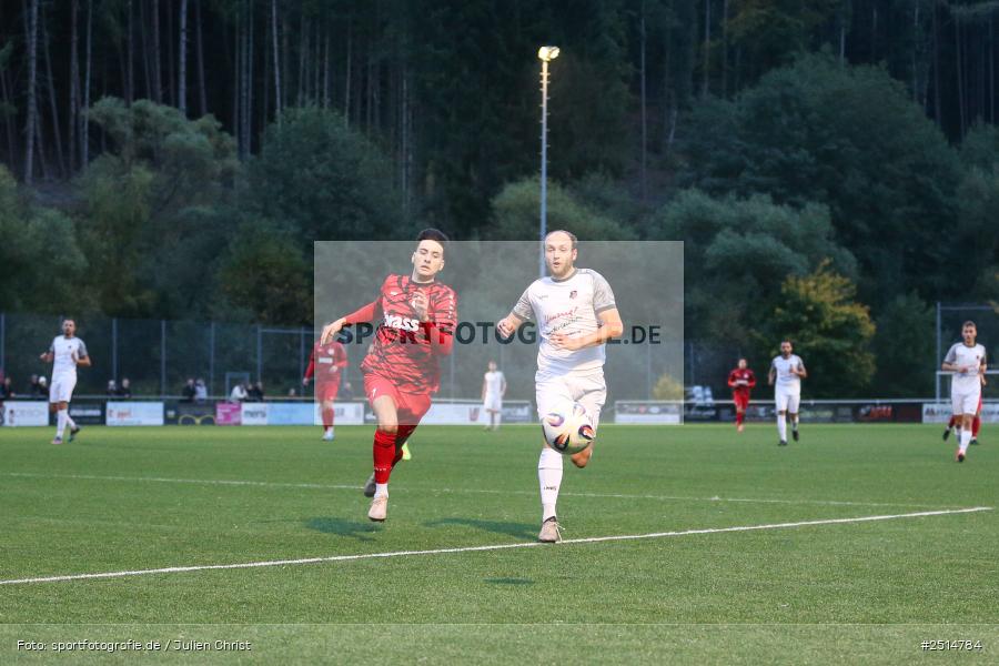 sport, action, TuS Frammersbach, TUS, Landesliga Nordwest, Fussball, Fuhrmann Arena, Frammersbach, FCF, BFV, 15. Spieltag, 10.10.2025, 1. FC Fuchsstadt - Bild-ID: 2514784
