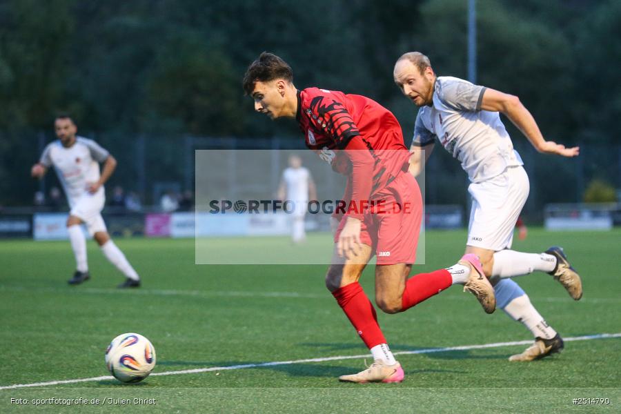 sport, action, TuS Frammersbach, TUS, Landesliga Nordwest, Fussball, Fuhrmann Arena, Frammersbach, FCF, BFV, 15. Spieltag, 10.10.2025, 1. FC Fuchsstadt - Bild-ID: 2514790