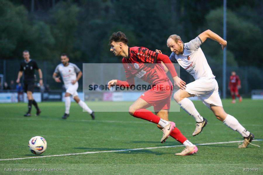 sport, action, TuS Frammersbach, TUS, Landesliga Nordwest, Fussball, Fuhrmann Arena, Frammersbach, FCF, BFV, 15. Spieltag, 10.10.2025, 1. FC Fuchsstadt - Bild-ID: 2514791