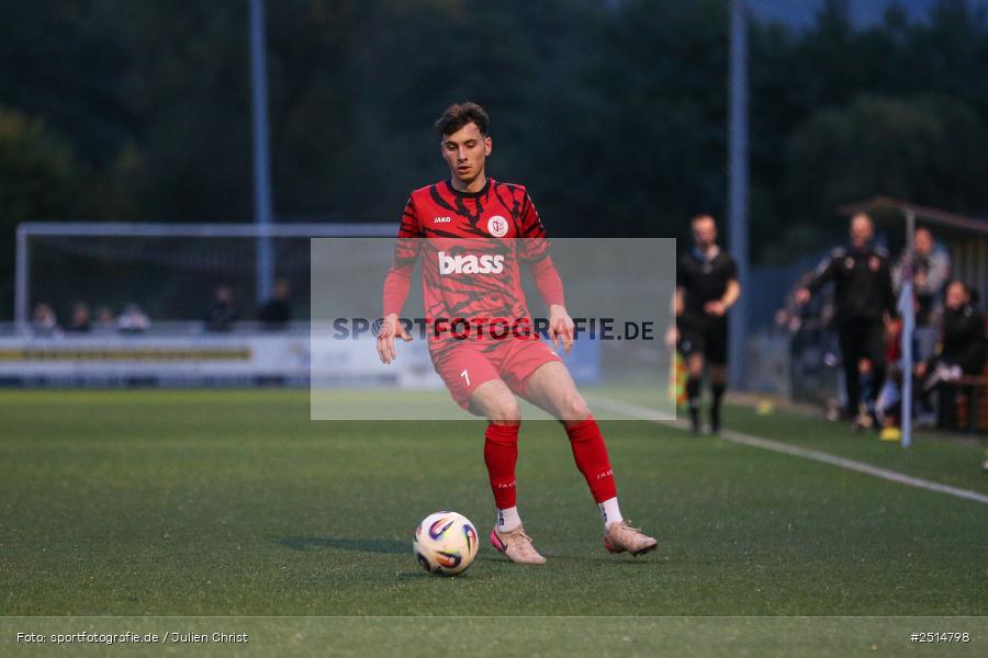 sport, action, TuS Frammersbach, TUS, Landesliga Nordwest, Fussball, Fuhrmann Arena, Frammersbach, FCF, BFV, 15. Spieltag, 10.10.2025, 1. FC Fuchsstadt - Bild-ID: 2514798