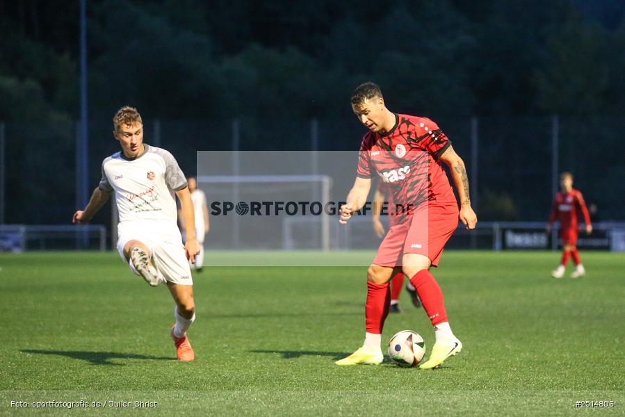 sport, action, TuS Frammersbach, TUS, Landesliga Nordwest, Fussball, Fuhrmann Arena, Frammersbach, FCF, BFV, 15. Spieltag, 10.10.2025, 1. FC Fuchsstadt - Bild-ID: 2514803